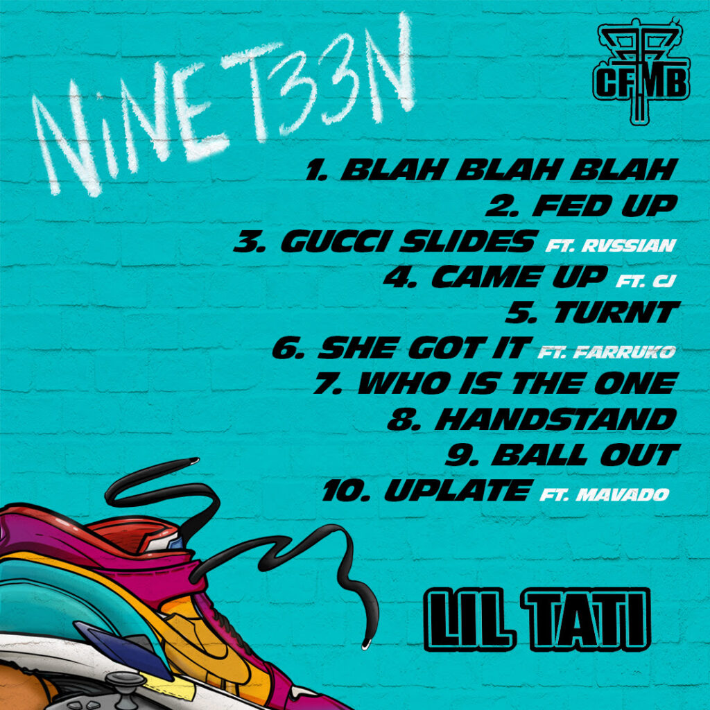 Lil Tati - NiNET33N tracklist