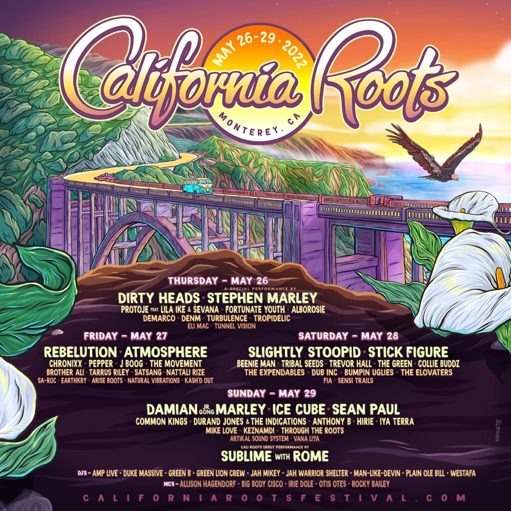 Ice Cube, Atmosphere, Brother Ali, & Sa-Roc to Perform at Cali Roots 2022